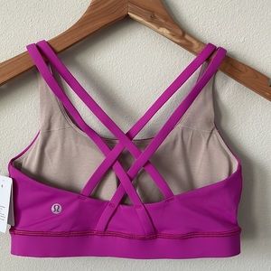 NWT Lululemon Energy Bra Polar Pink Size 6